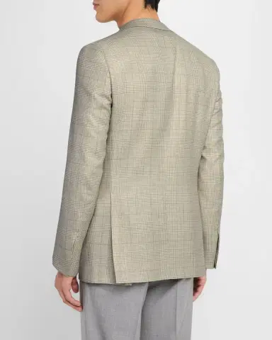 Brioni Men 's Plaid Sport Coat | Thumbnail 2