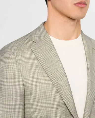 Brioni Men 's Plaid Sport Coat | Thumbnail 4