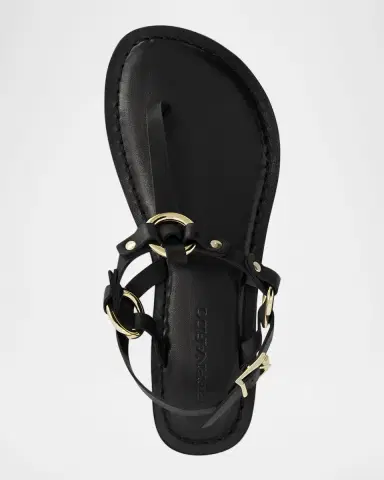 Bernardo Tuni Leather Thong Slingback Sandals | Thumbnail 2