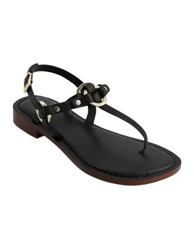 Bernardo Tuni Leather Thong Slingback Sandals | Thumbnail 1