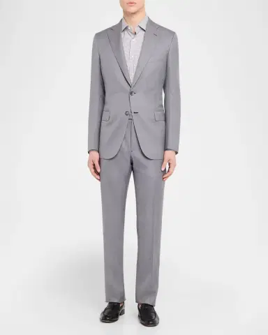 Brioni Men's Wool and Silk Modern Fit Two-Piece Suit | Thumbnail 2