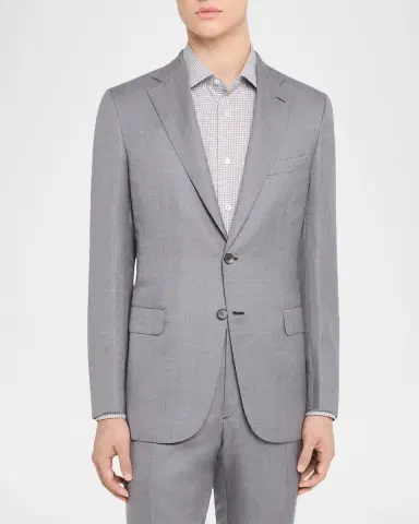 Brioni Men's Wool and Silk Modern Fit Two-Piece Suit | Thumbnail 4
