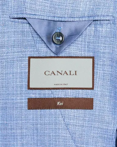 Canali Men's Wool-Blend Hopsack Blazer | Thumbnail 6 Canali Men's Wool-Blend Hopsack Blazer | Thumbnail 6