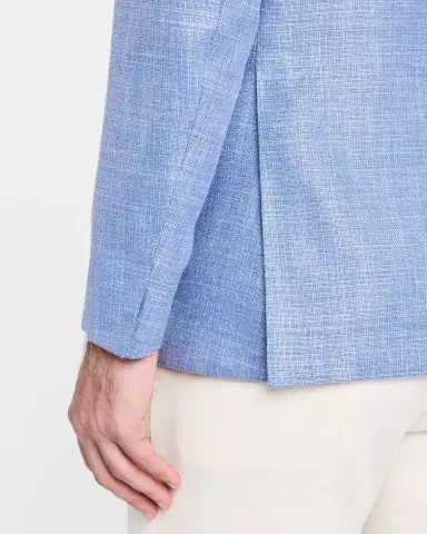 Canali Men's Wool-Blend Hopsack Blazer | Thumbnail 8 Canali Men's Wool-Blend Hopsack Blazer | Thumbnail 8