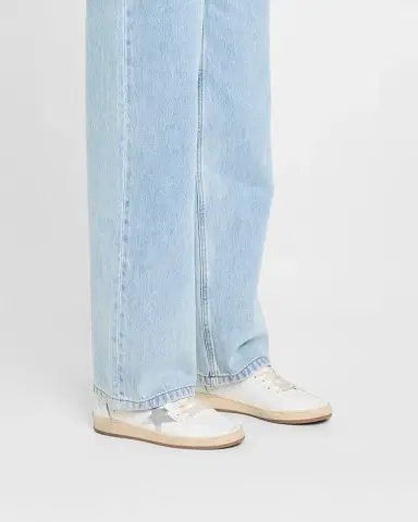 Golden Goose Ball Star Mixed Leather Low-Top Sneakers | Thumbnail 2 Golden Goose Ball Star Mixed Leather Low-Top Sneakers | Thumbnail 2