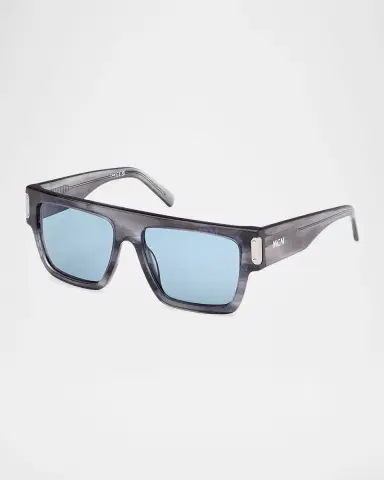 MCM Men's MW0011M Acetate Rectangle Sunglasses | Thumbnail 3