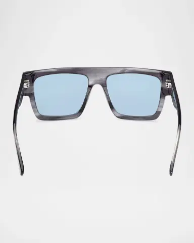 MCM Men's MW0011M Acetate Rectangle Sunglasses | Thumbnail 5