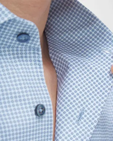 Bugatchi Men's Devon OoohCotton Sport Shirt | Thumbnail 4