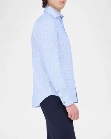 Bugatchi Men's Devon OoohCotton Sport Shirt | Thumbnail 5