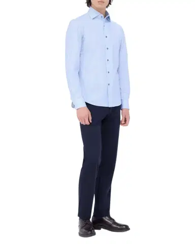 Bugatchi Men's Devon OoohCotton Sport Shirt | Thumbnail 1
