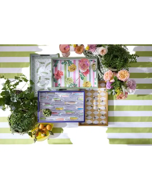 MacKenzie-Childs Garden Gala Serving Tray