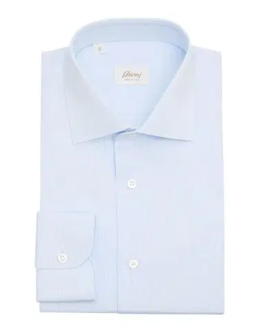 Brioni Men 's Cotton Plaid Dress Shirt | Thumbnail 1