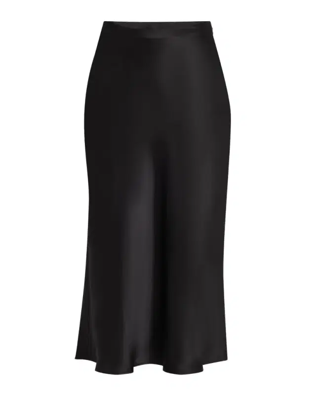 Co Silk Midi Slip Skirt