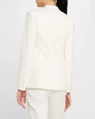 Emporio Armani Cotton One-Button Cutaway Blazer | Thumbnail 2 Emporio Armani Cotton One-Button Cutaway Blazer | Thumbnail 2