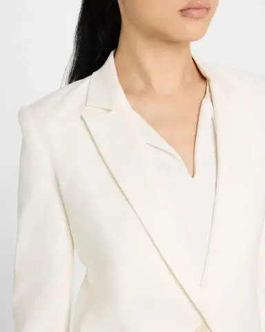 Emporio Armani Cotton One-Button Cutaway Blazer | Thumbnail 4 Emporio Armani Cotton One-Button Cutaway Blazer | Thumbnail 4