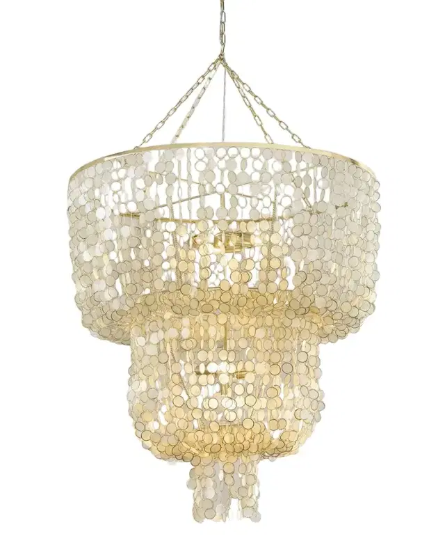 Neiman Marcus Simone 39" 4-Light Chandelier