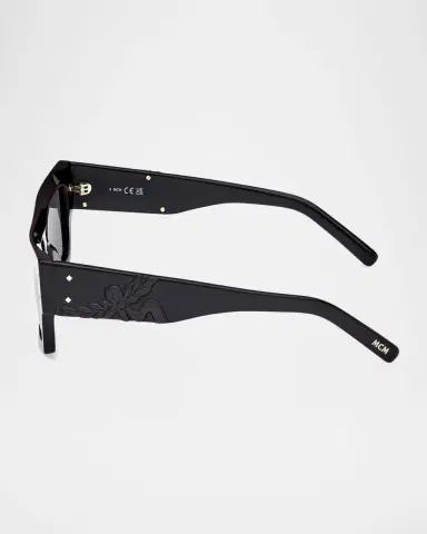 MCM Men's MW0014M Acetate Rectangle Sunglasses | Thumbnail 3