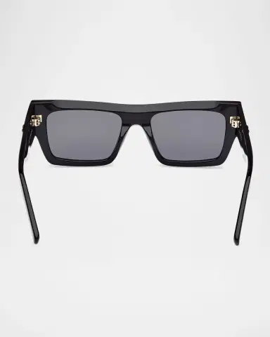 MCM Men's MW0014M Acetate Rectangle Sunglasses | Thumbnail 4