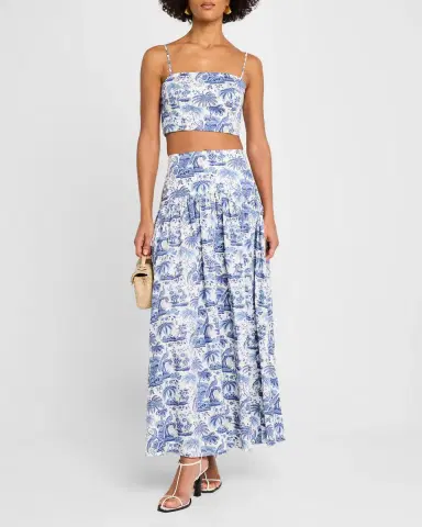 Staud Federico Cropped Tank Top | Thumbnail 2 Staud Federico Cropped Tank Top | Thumbnail 2