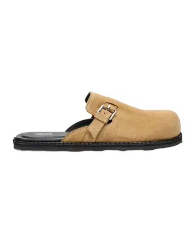 MOSCHINO Men's Suede Mules | Thumbnail 1 MOSCHINO Men's Suede Mules | Thumbnail 1