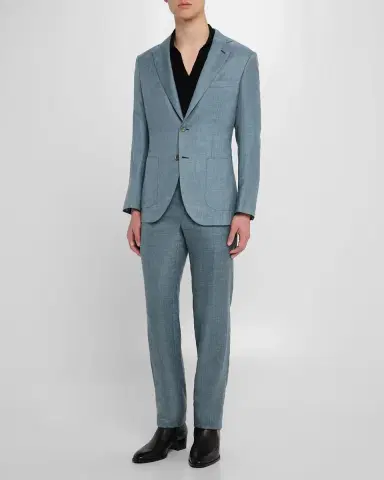 Brioni Men's Plume Melange Blazer | Thumbnail 2 Brioni Men's Plume Melange Blazer | Thumbnail 2