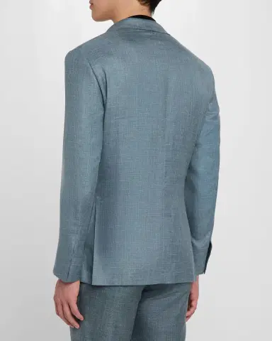 Brioni Men's Plume Melange Blazer | Thumbnail 3 Brioni Men's Plume Melange Blazer | Thumbnail 3