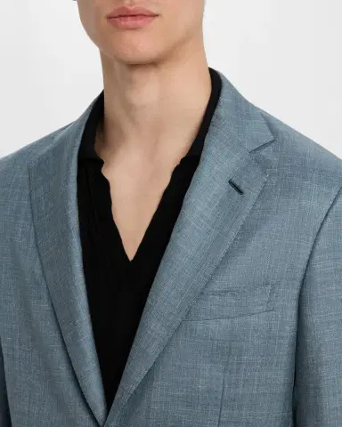 Brioni Men's Plume Melange Blazer | Thumbnail 5 Brioni Men's Plume Melange Blazer | Thumbnail 5