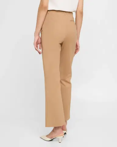Emporio Armani Cotton Flare Trousers | Thumbnail 3 Emporio Armani Cotton Flare Trousers | Thumbnail 3