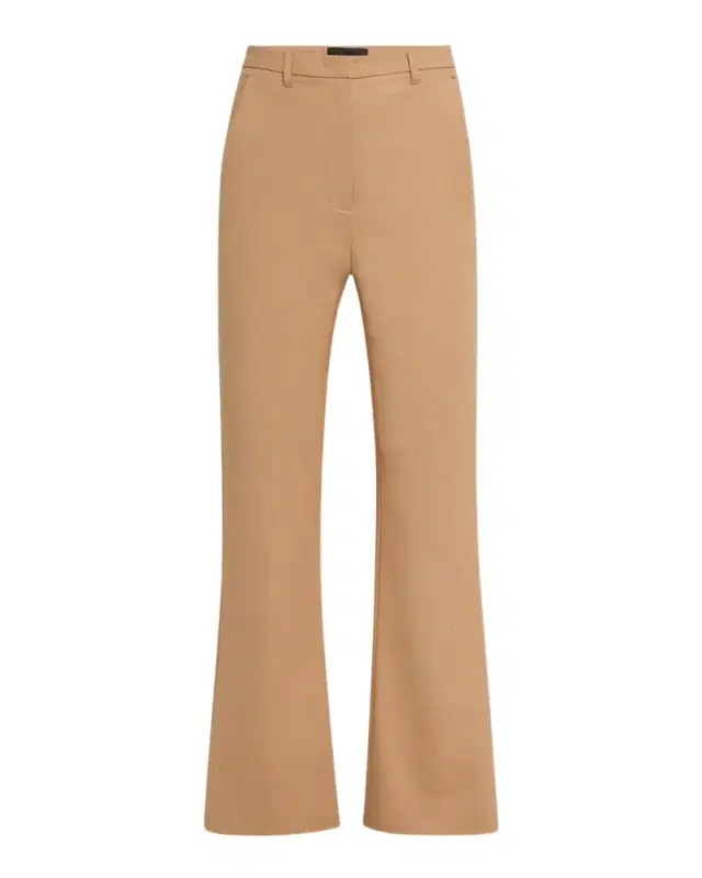 Cotton Flare Trousers