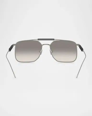 Brunello Cucinelli Men's BC2005ST Square Sunglasses | Thumbnail 4 Brunello Cucinelli Men's BC2005ST Square Sunglasses | Thumbnail 4