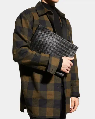 Bottega Veneta Men 's Intrecciato Leather Wallet | Thumbnail 2