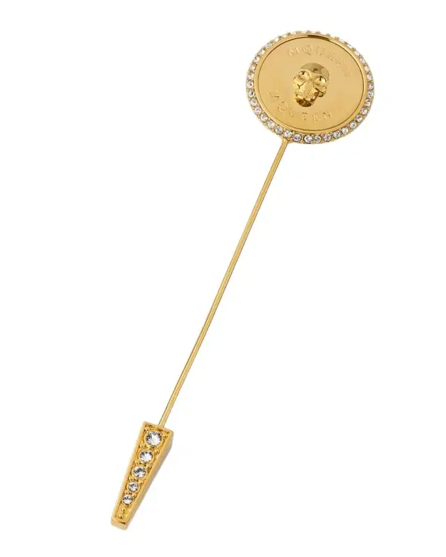 Sovereign Skull Pin Brooch