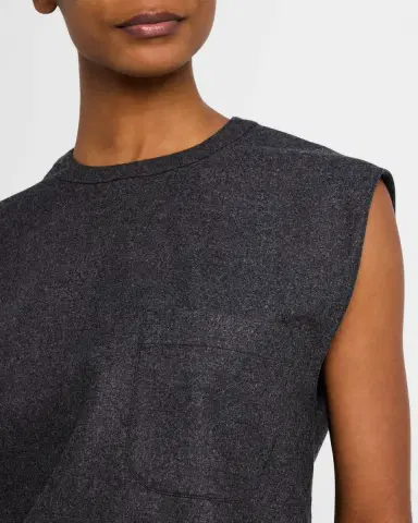 TWP Wool Flannel Muscle Tee | Thumbnail 5 TWP Wool Flannel Muscle Tee | Thumbnail 5