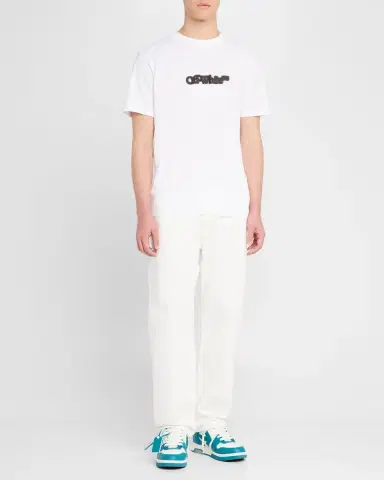 Off-White Men's Out Of Office Leather Low-Top Sneakers | Thumbnail 3 Off-White Men's Out Of Office Leather Low-Top Sneakers | Thumbnail 3
