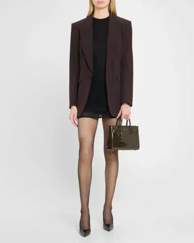Saint Laurent Sac de Jour Nano Top-Handle Bag in Patent Leather | Thumbnail 4