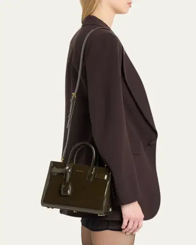 Saint Laurent Sac de Jour Nano Top-Handle Bag in Patent Leather | Thumbnail 7
