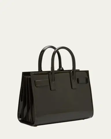 Saint Laurent Sac de Jour Nano Top-Handle Bag in Patent Leather | Thumbnail 8
