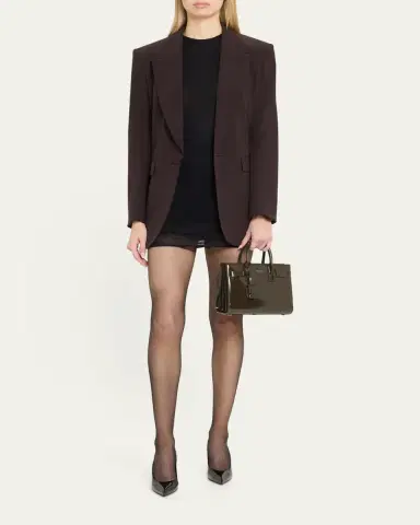 Saint Laurent Sac de Jour Nano Top-Handle Bag in Patent Leather | Thumbnail 10