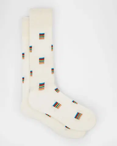 Paul Smith Men's Jonas Signature Stripe Block Crew Socks | Thumbnail 2 Paul Smith Men's Jonas Signature Stripe Block Crew Socks | Thumbnail 2