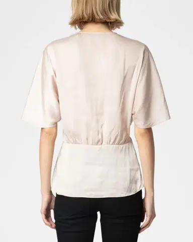 Zadig & Voltaire Thodri Satin Button-Front Blouse | Thumbnail 2 Zadig & Voltaire Thodri Satin Button-Front Blouse | Thumbnail 2