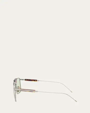 Brunello Cucinelli Men's BC2005ST Square Sunglasses | Thumbnail 3 Brunello Cucinelli Men's BC2005ST Square Sunglasses | Thumbnail 3