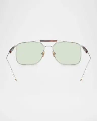 Brunello Cucinelli Men's BC2005ST Square Sunglasses | Thumbnail 6 Brunello Cucinelli Men's BC2005ST Square Sunglasses | Thumbnail 6