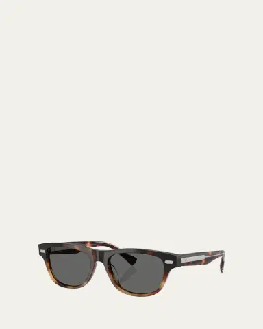 Brunello Cucinelli Men's BC3005S Rectangular Sunglasses | Thumbnail 2 Brunello Cucinelli Men's BC3005S Rectangular Sunglasses | Thumbnail 2
