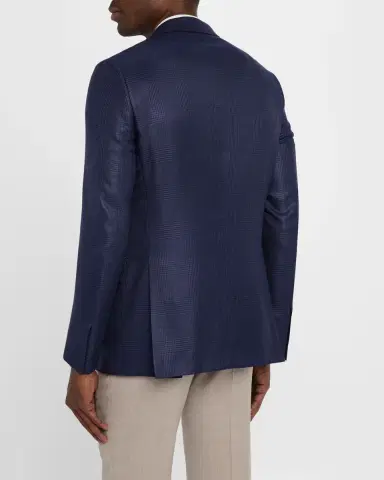 Brioni Men's Tonal Plaid Sport Coat | Thumbnail 3 Brioni Men's Tonal Plaid Sport Coat | Thumbnail 3