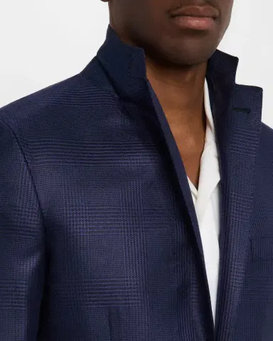 Brioni Men's Tonal Plaid Sport Coat | Thumbnail 7 Brioni Men's Tonal Plaid Sport Coat | Thumbnail 7