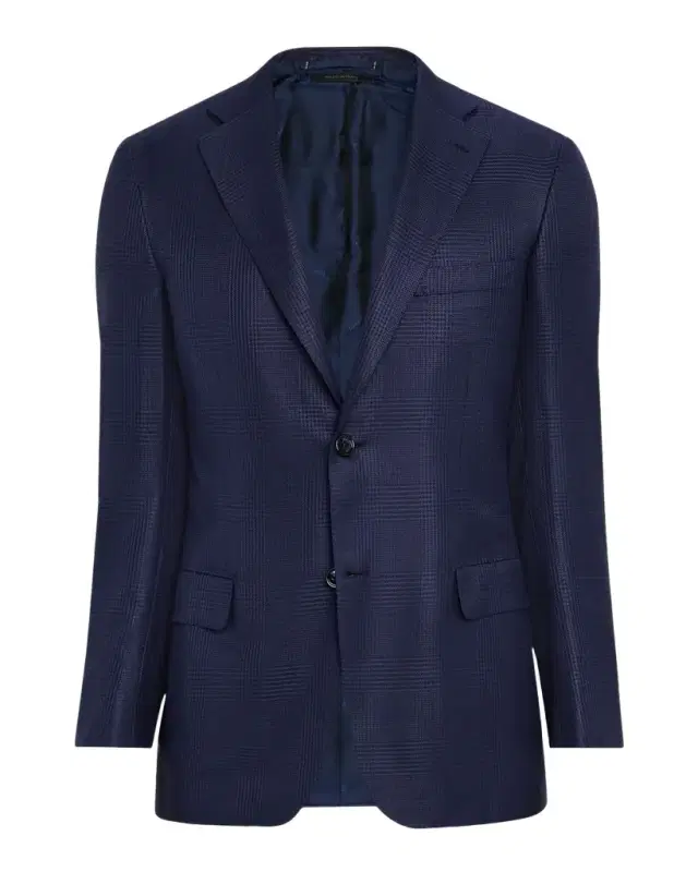 Men 's Tonal Plaid Sport Coat