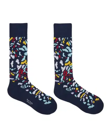 Paul Smith Men's Jacaranda Abstract Print Crew Socks | Thumbnail 1