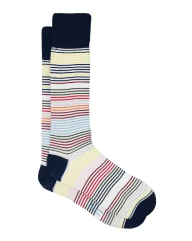 Paul Smith Men's Idris Signature Thin Stripe Crew Socks | Thumbnail 1