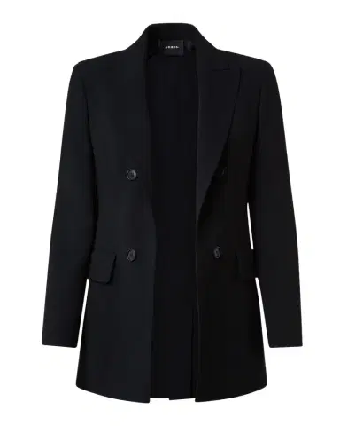Akris Lucia Wool Double-Breasted Jacket | Thumbnail 1 Akris Lucia Wool Double-Breasted Jacket | Thumbnail 1