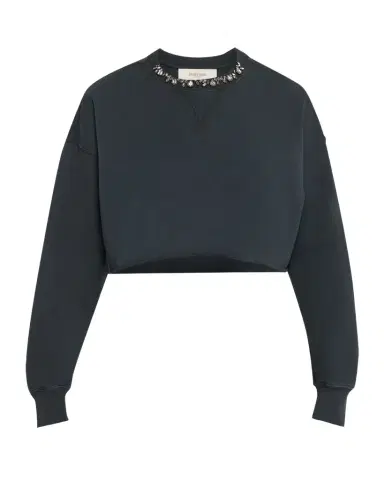 Golden Goose Golden Embellished Cropped Sweatshirt | Thumbnail 1 Golden Goose Golden Embellished Cropped Sweatshirt | Thumbnail 1